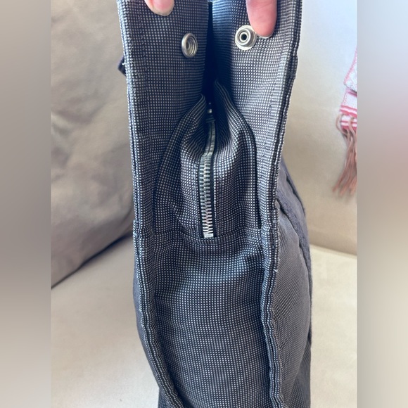 HERMES GREY Canvas Unisex TOTE - Picture 12 of 13
